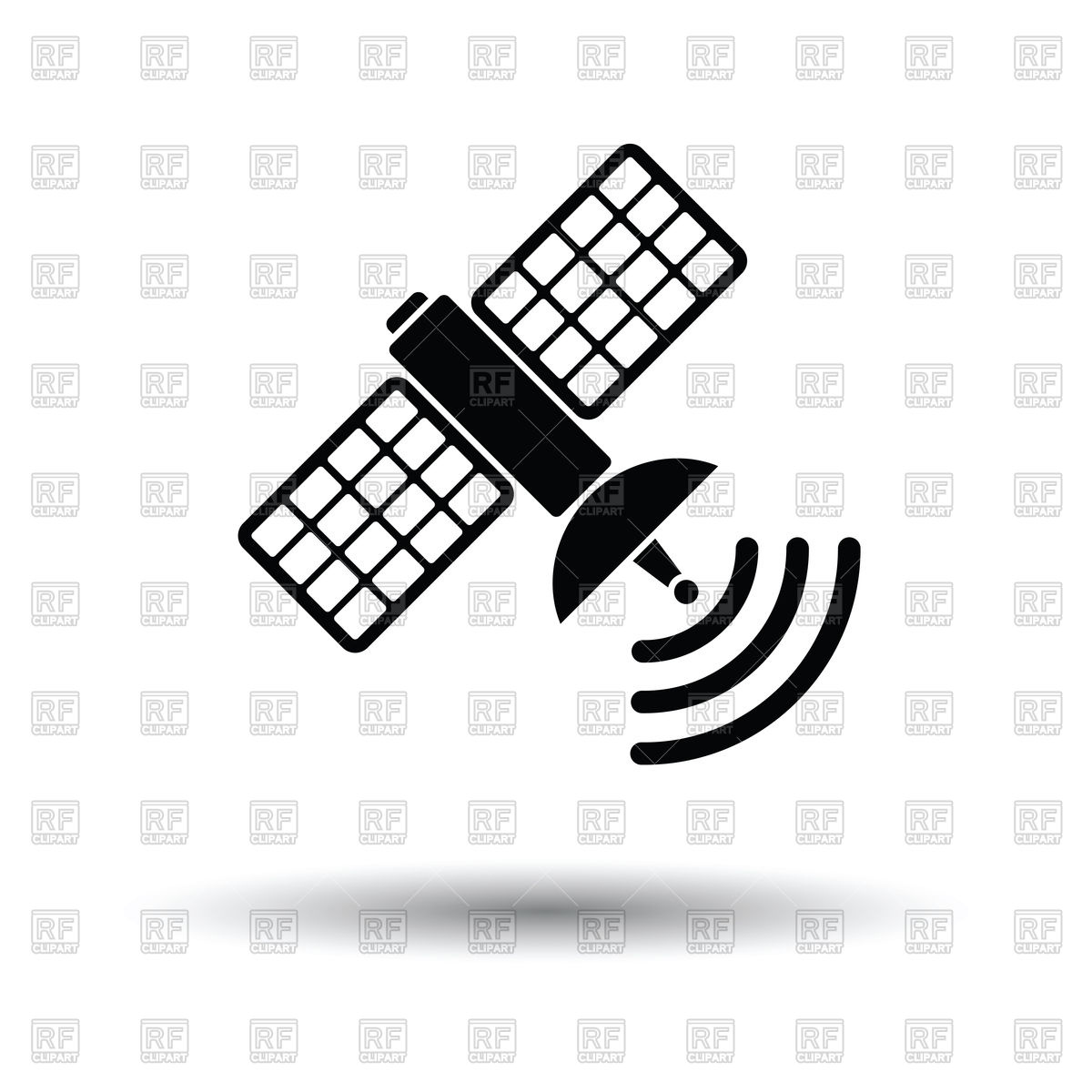 1200x1200 Satellite Icon Vector Image Of Signs, Symbols, Maps Angelp