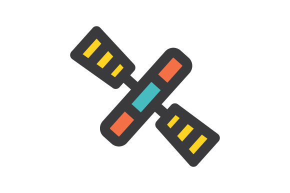 580x386 Satellite Icon Vector Graphic