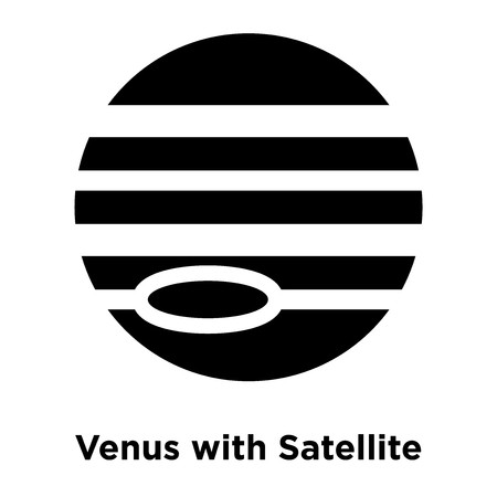 450x450 Venus With Satellite Icon Vector Isolated On White Background