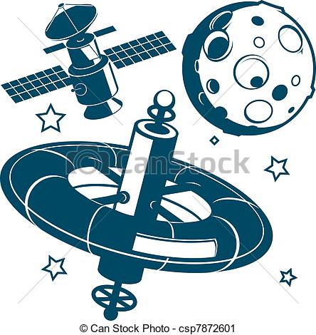 444x470 Satellite Vector Clipart Free Cliparts Download Images