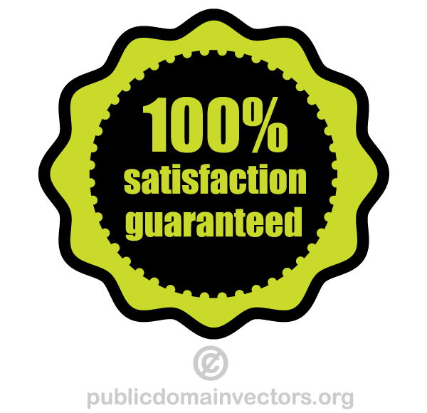 600x580 Free Satisfaction Guaranteed Vector Free Vectors Free