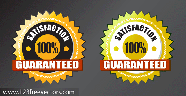 600x309 Satisfaction Guarantee Vector