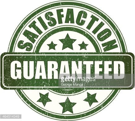 436x393 Satisfaction Guaranteed Product Sign Vector Premium Clipart