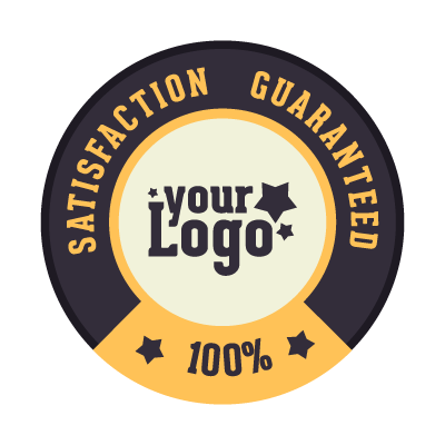 400x400 Satisfaction Guaranteed Logo Template