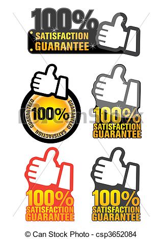 318x470 Satisfaction Guarantee Vector Clipart Royalty Free