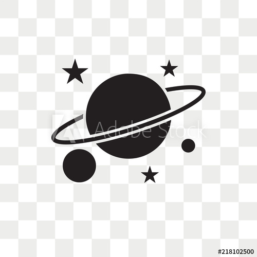 Planet Saturn Vector Icon Isolated On Transparent Background 500x500 Planet Saturn Vector Icon Isolated On Transparent Background