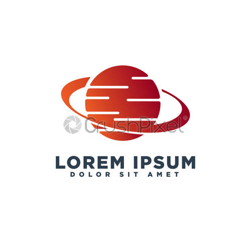 Saturn Logo Design Template Vector Isolated 500x500 Saturn Logo Design Template Vector Isolated