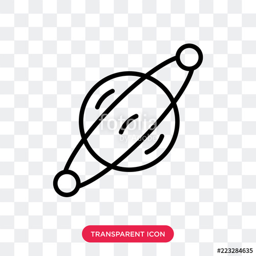 Saturn Vector Icon Isolated On Transparent Background, Saturn Logo 500x500 Saturn Vector Icon Isolated On Transparent Background, Saturn Logo