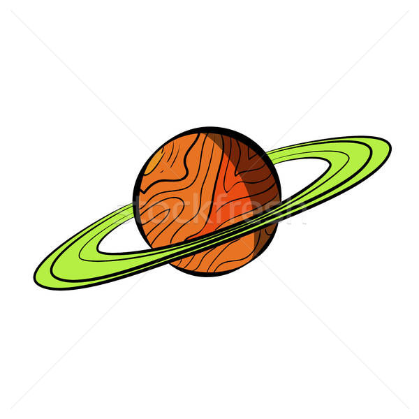 600x600 Color Sketch Saturn Vector Illustration Igor Netkoff