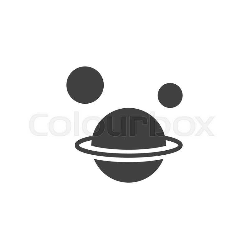 800x800 Saturn Vector Icon Filled Flat Sign Stock Vector Colourbox