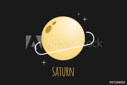 500x333 Saturn Vector Illustration