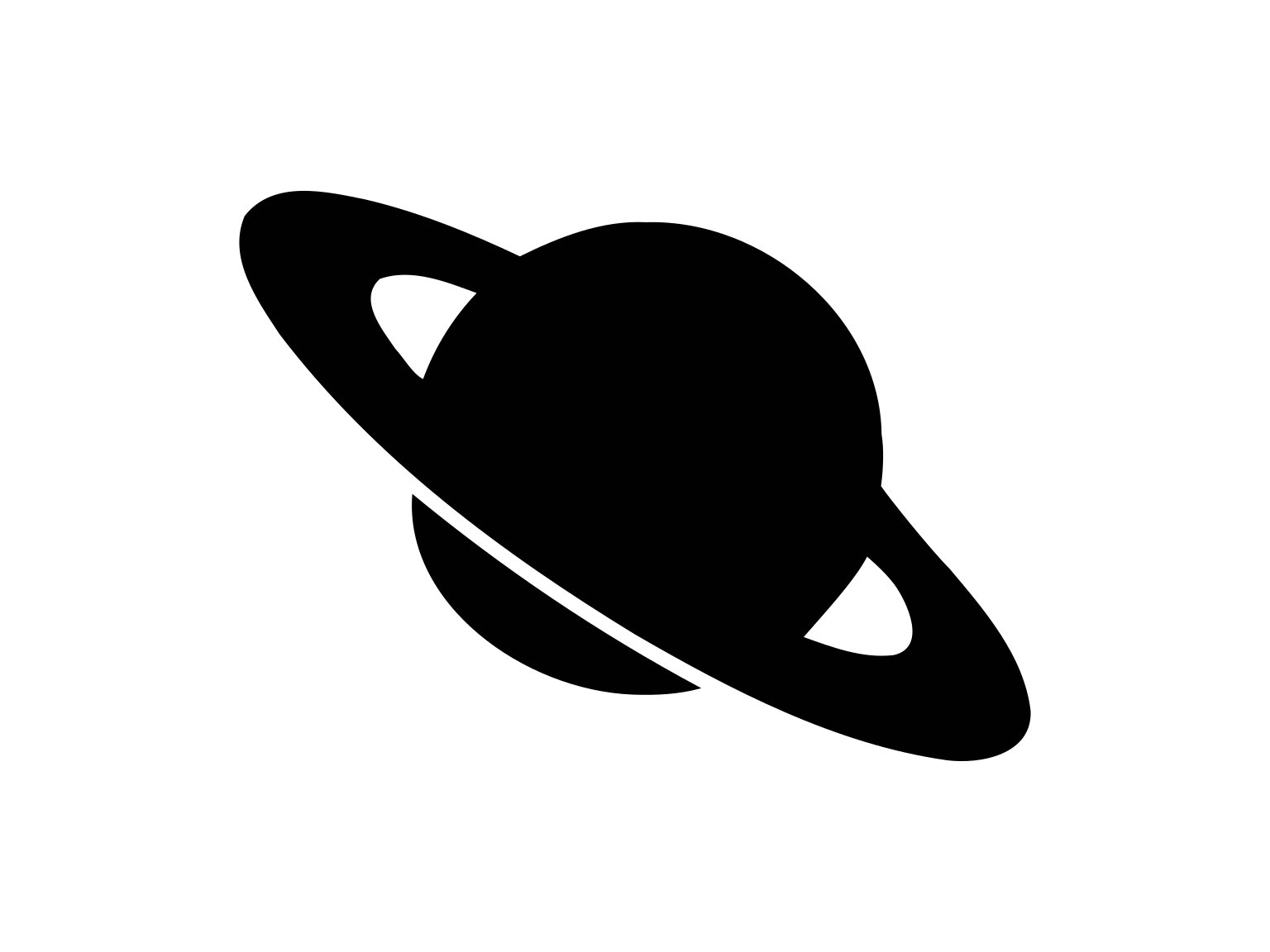 1536x1152 Silhouette Saturn Dxf For Laser Space Etsy