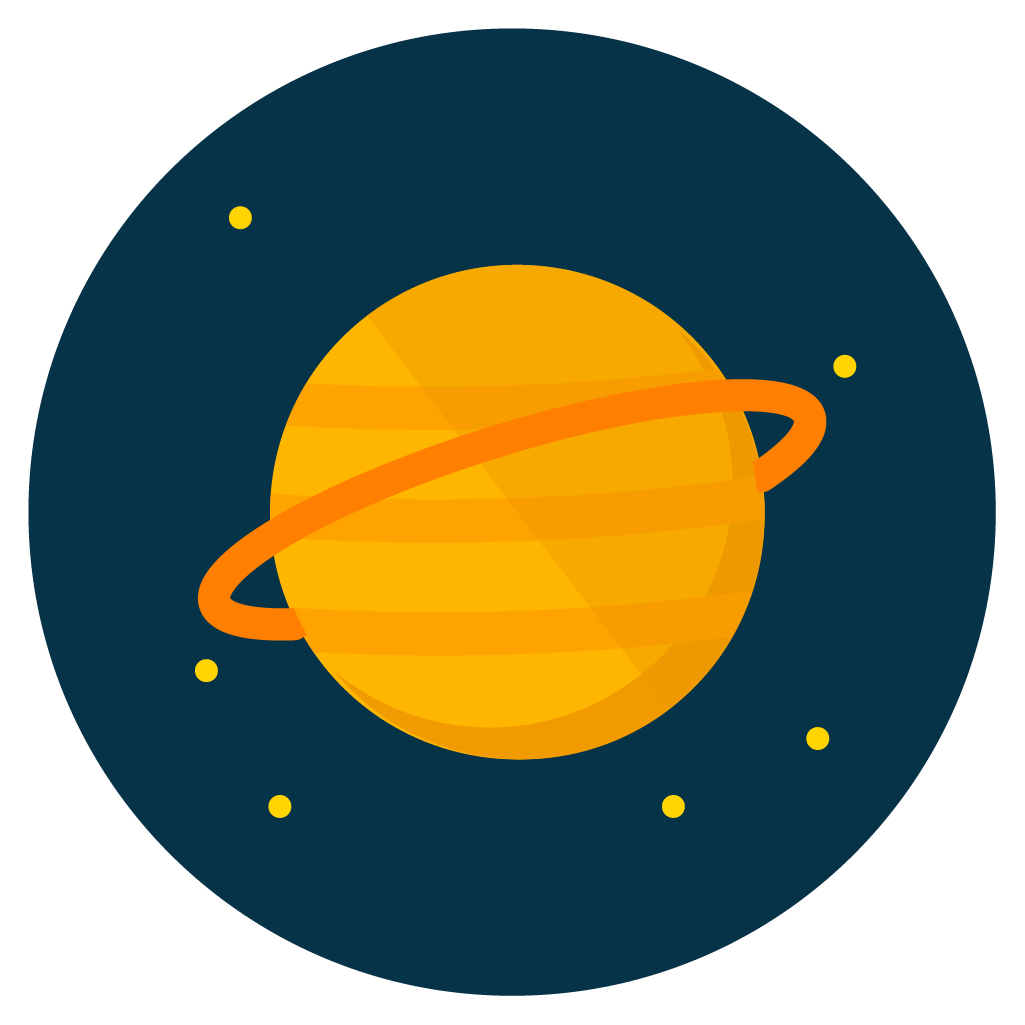 1025x1025 Saturn Icon Vector Free Download