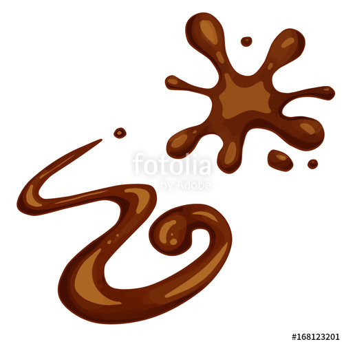 500x500 Caramel Sauce Vector Illustration Stock Image And Royalty Free