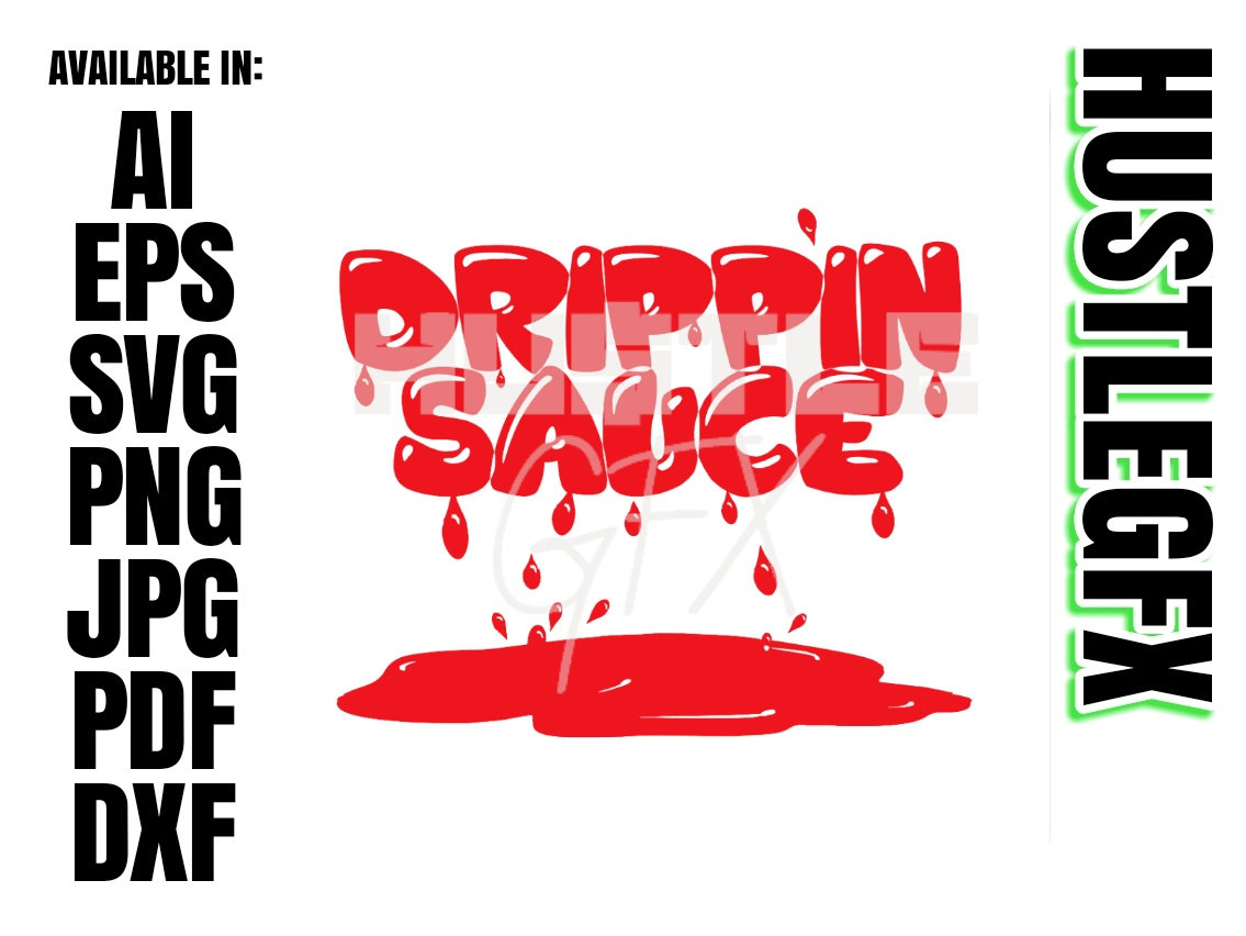 1135x852 Drippin Sauce Vector Etsy