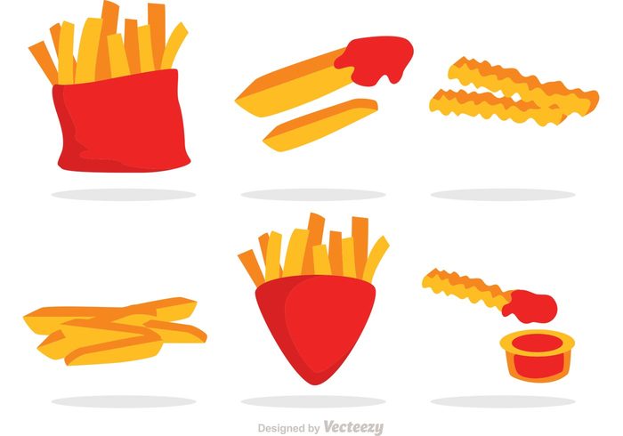 700x490 French Fries With Sauce Vector Free Vectors Ui Download