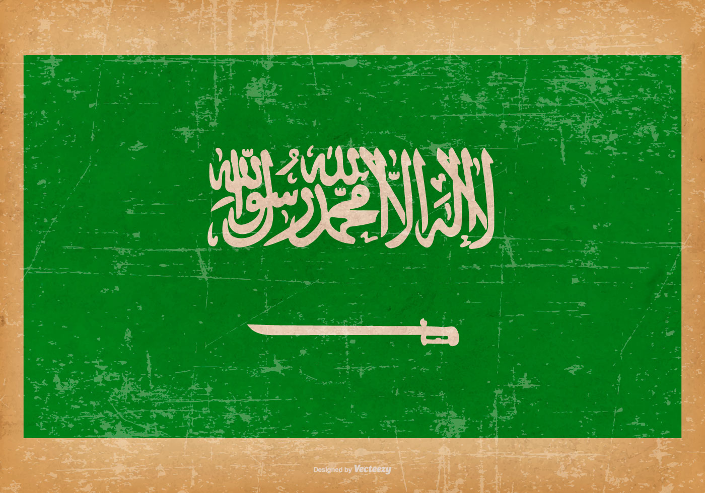 1400x980 Saudi Arabia Flag Free Vector Art