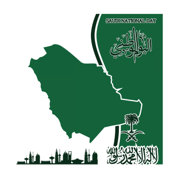 360x360 Saudi Arabia Flag Vector Template Design Illustration, Saudi, Flag