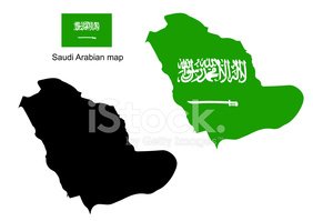 282x199 Saudi Arabia Map Vector, Saudi Arabia Flag Vector Stock Vectors