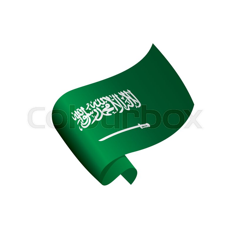 800x800 Saudi Arabia Flag, Vector Illustration Stock Vector Colourbox