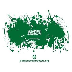 300x300 Paint Splash In Colors Of The Flag Of Saudi Arabia Patterns