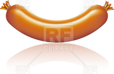 400x262 Sausage Vector Image Of Food And Beverages Konturvid