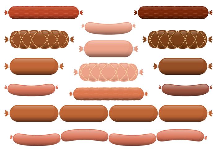 700x490 Sausage Vectors