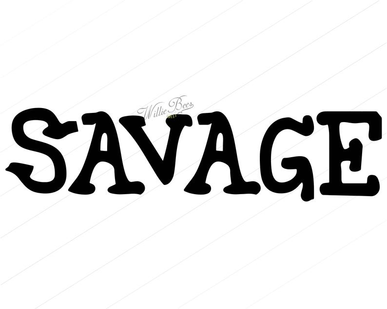 Vector Images for 'Savage'. 