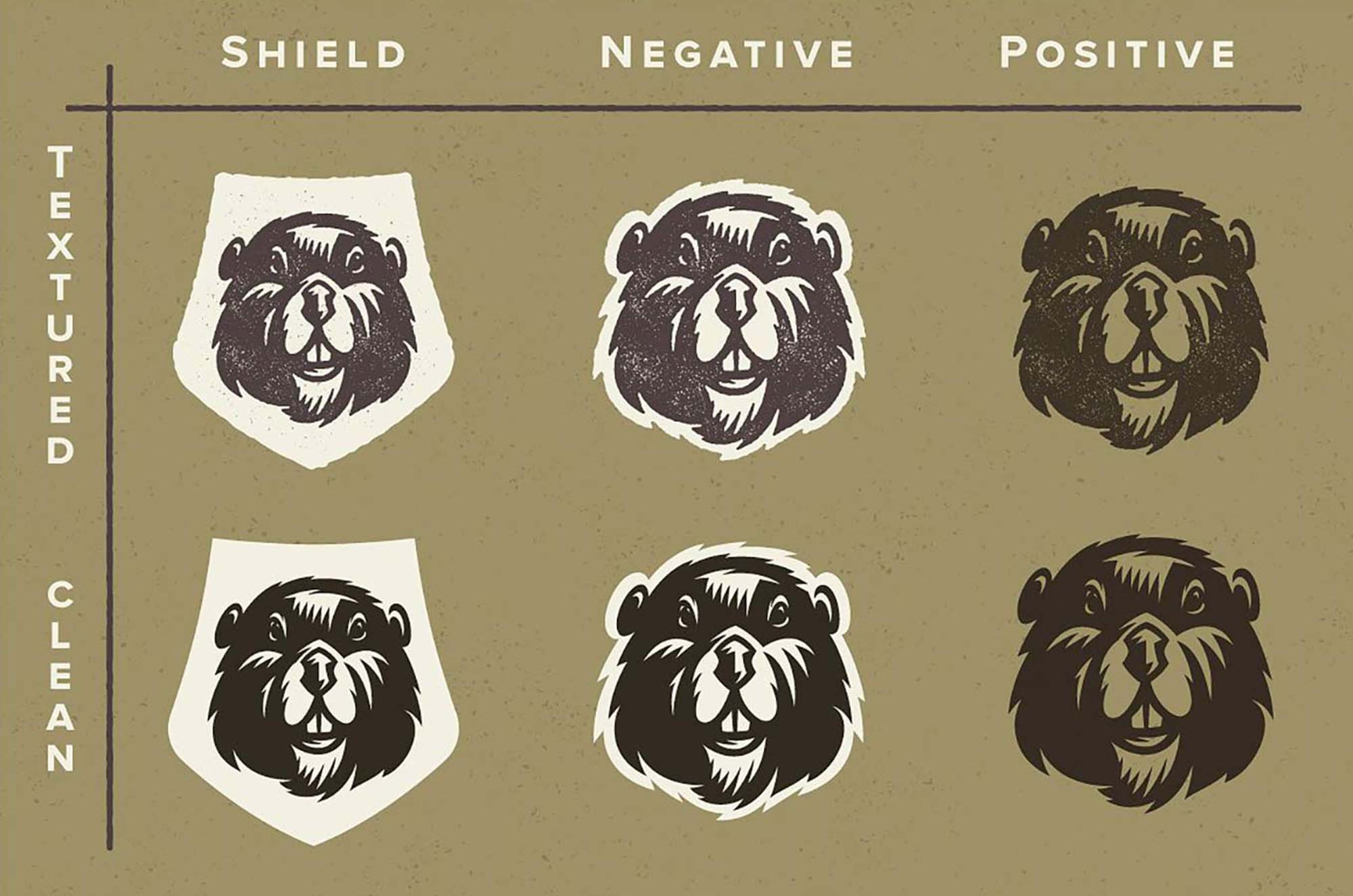 Savage Vector Animal Badges 2000x1324 Savage Vector Animal Badges