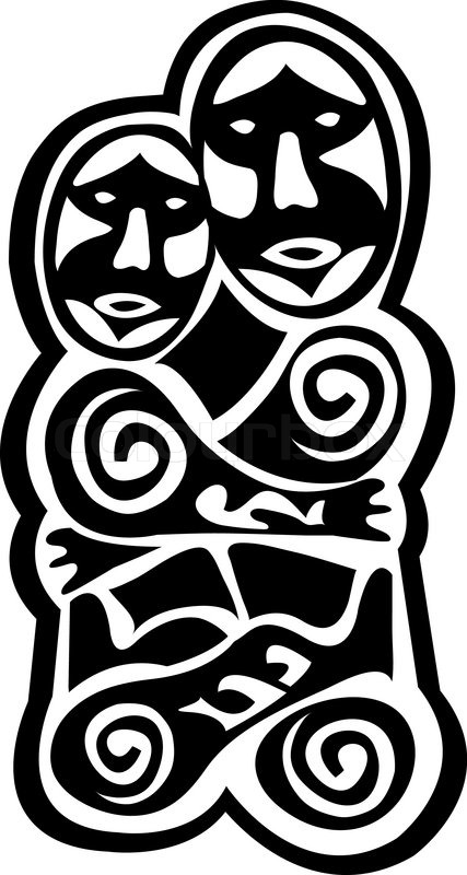 Savage Peace Of Art Of Man And Woman Stock Vector Colourbox 427x800 Savage Peace Of Art Of Man And Woman Stock Vector Colourbox