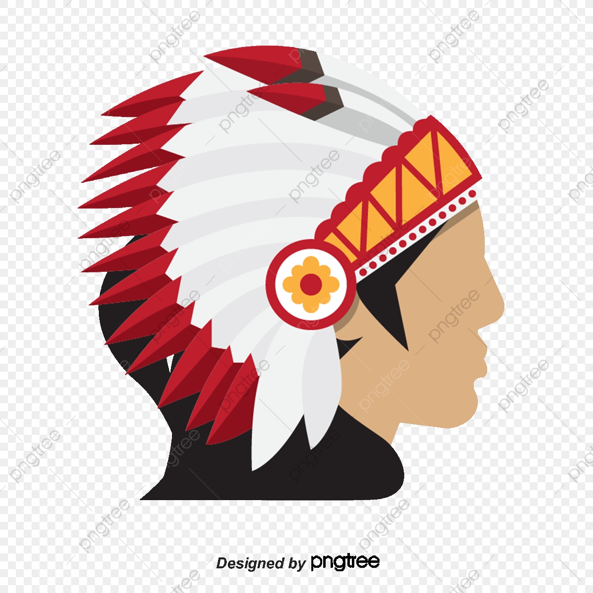 Vector Painted Head, Feather, Decoration, Savage Png And Vector 1200x1200 Vector Painted Head, Feather, Decoration, Savage Png And Vector