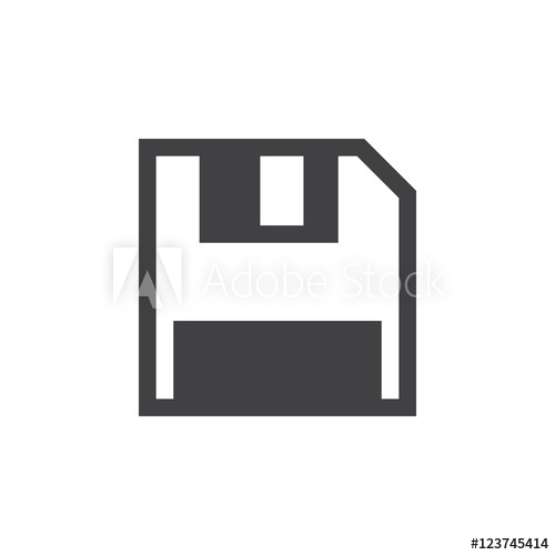 Save Icon Vector, Diskette Solid Logo Illustration, Pictogram 500x500 Save Icon Vector, Diskette Solid Logo Illustration, Pictogram