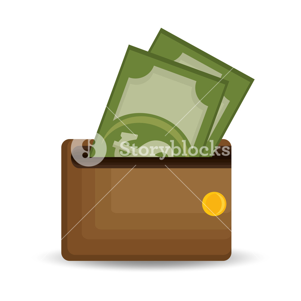 Wallet Save Money Dollar Bills Icon Vector Illustration 1000x1000 Wallet Save Money Dollar Bills Icon Vector Illustration