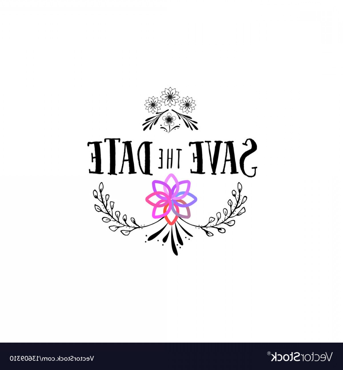 1200x1296 Save The Date Vector Design Catchsplace