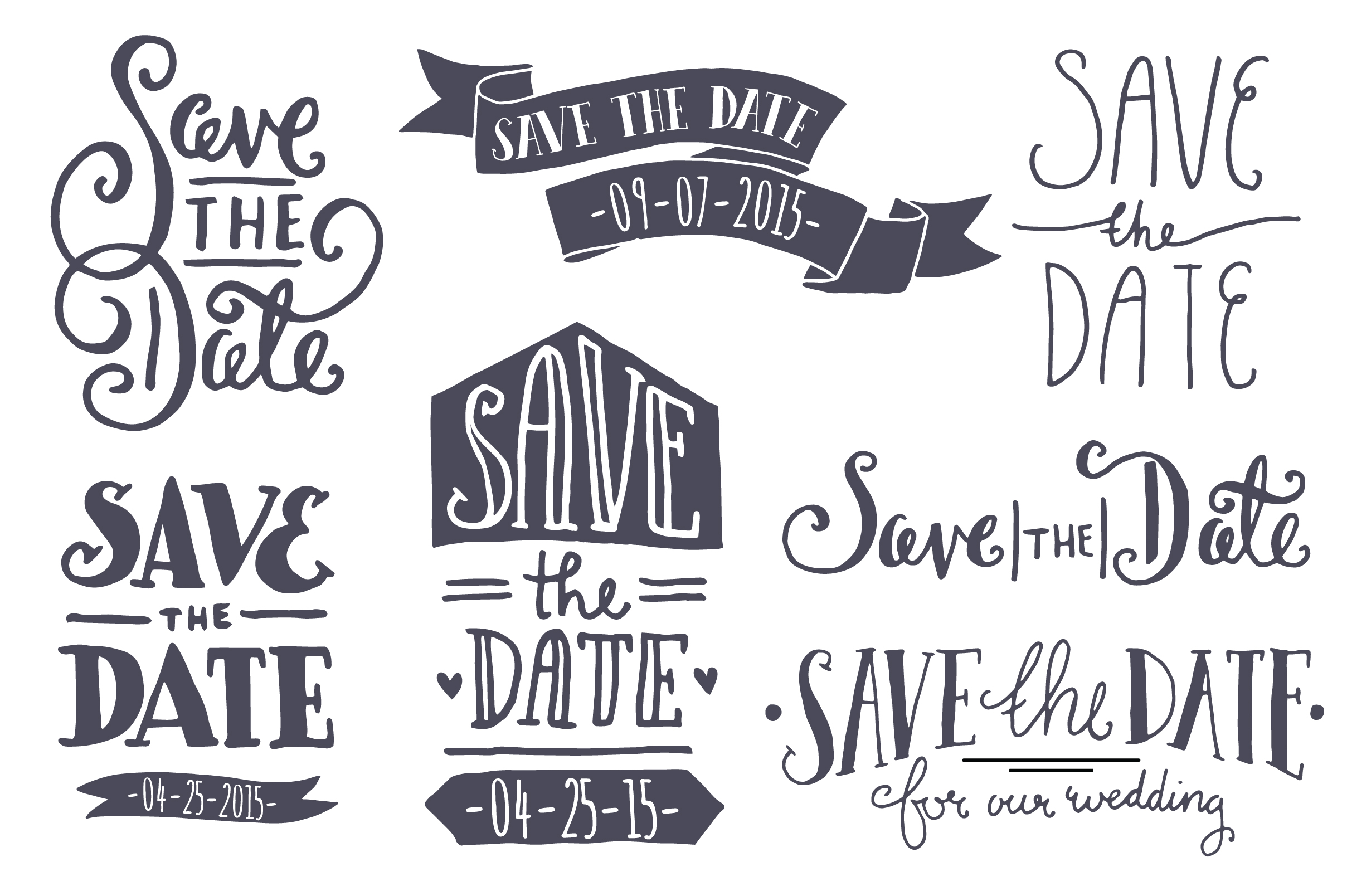 2417x1608 Save The Date Words