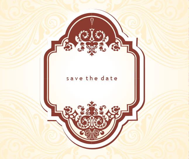 646x543 Free Vintage Save The Date Vector Free Vectors Ui Download