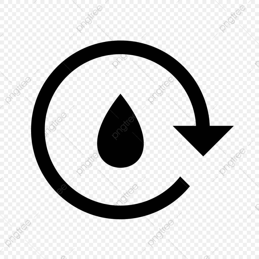 1024x1024 Vector Water Recycle Icon, Recycle, Water, Save Water Png
