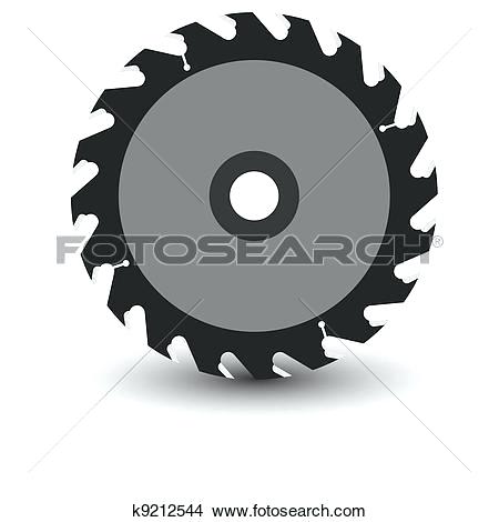450x470 Round Saw Blade Vector