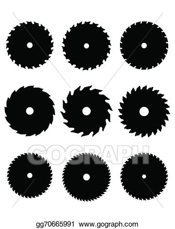 Saw Blade Vector Free