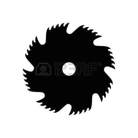 450x450 Round Saw Blade Vector