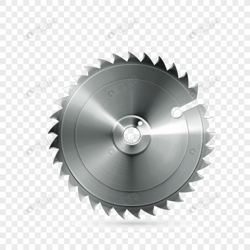 860x860 Circular Metal Tool Tooth Knife Icon Vector Material Png