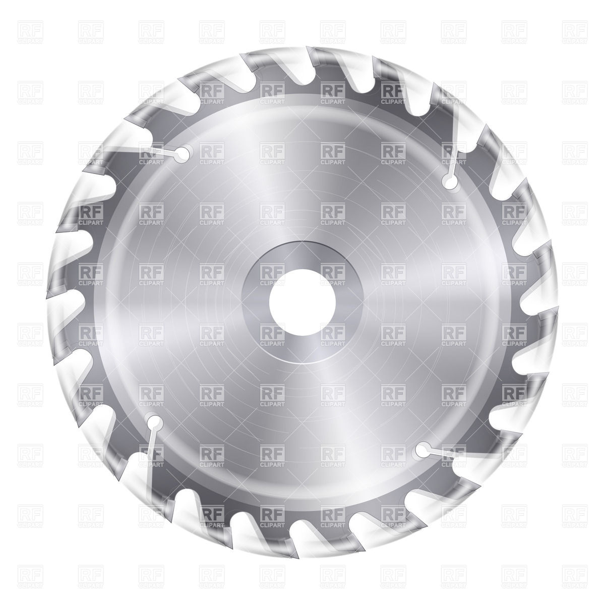 1200x1200 Rotating Metal Blade Of Circular Saw Vector Image Of Objects