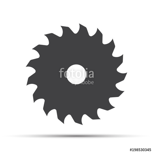 500x500 Saw Blade Icon Stock Image And Royalty Free Vector