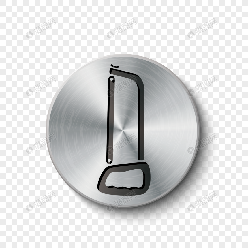 860x860 Circular Metal Tool Saw Blade Design Icon Vector Material Png