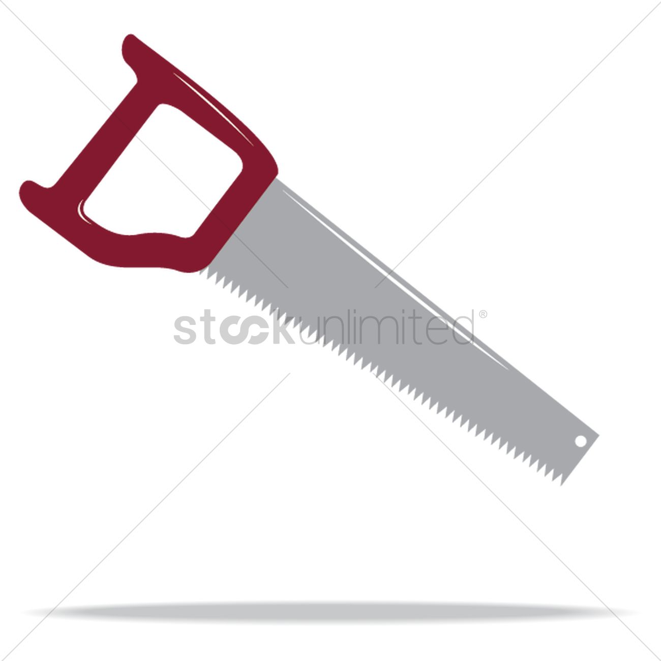 1300x1300 Hand Saw Vector Image