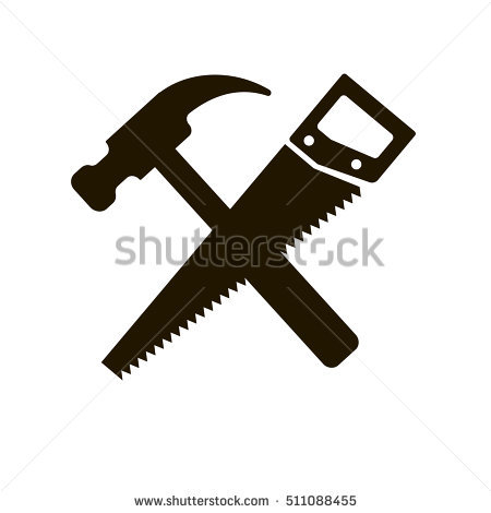 450x470 Saw And Hammer Clipart