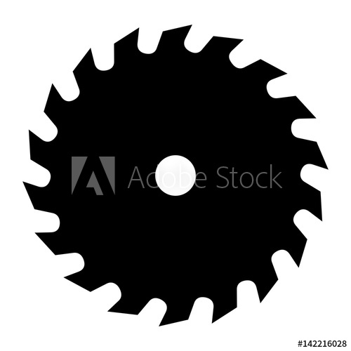500x500 Saw Icon Vector Symbol