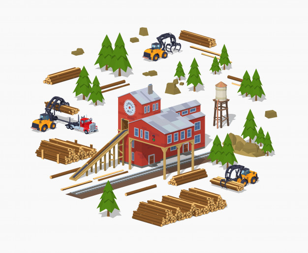 Sawmill Vector