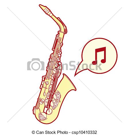 450x470 Skitse, Vektor, Saxofon Instrument, Bands, Jazz, Illustration