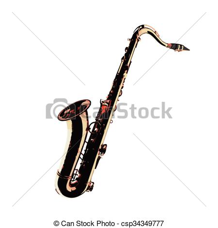 450x470 Gylden, Vektor, Saxofon, Tenor